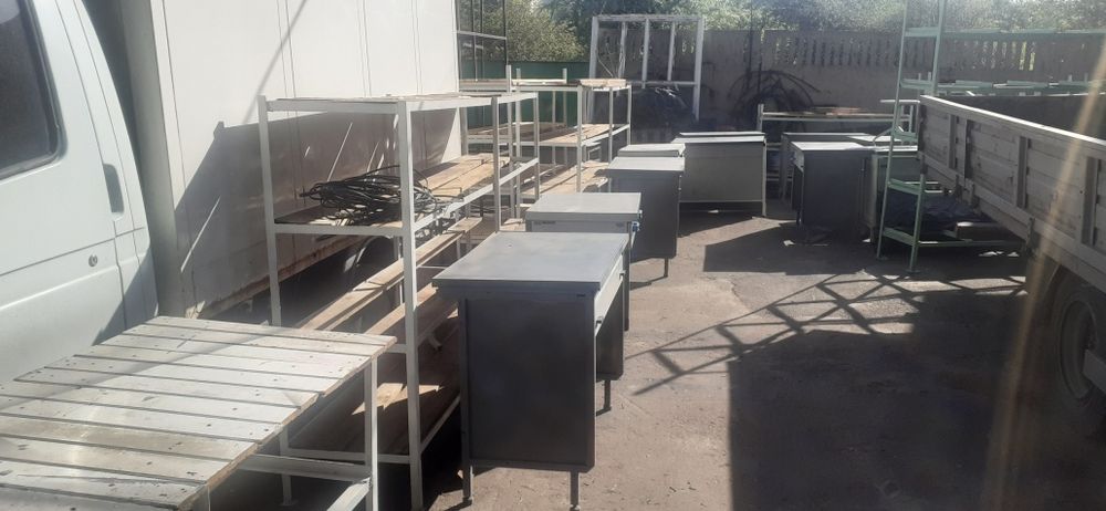 столы железные полки стеллажи металлические сборные стелажи  метал