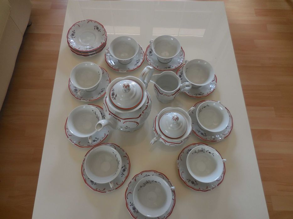 Stara Piekna Sygnowana Porcelana