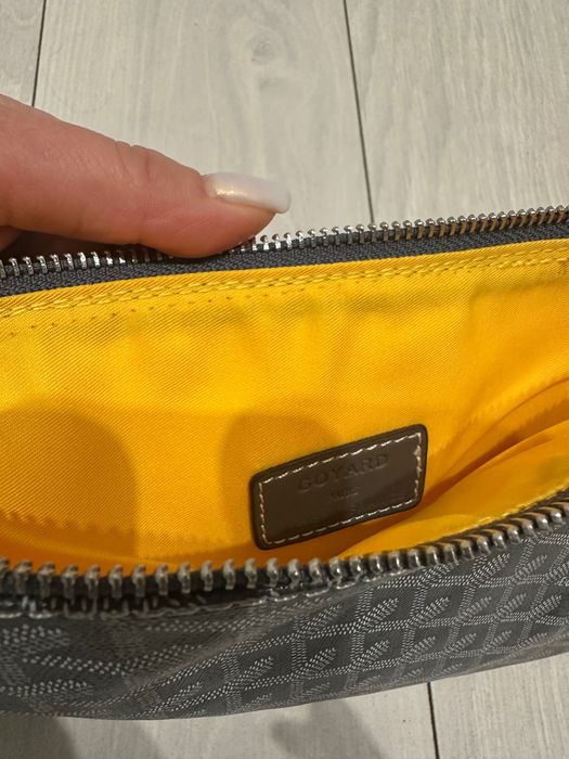 Клатч косметичка Goyard Poukh сірий