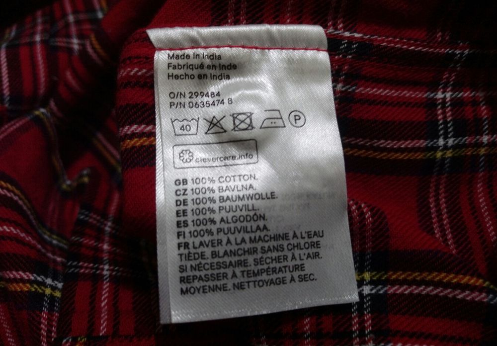 Оригінал як нова чоловіча рубашка сорочка H&M Regular Fit