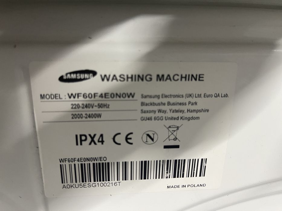 Пральна машина Samsung WQ3456 (6 кг) вузька