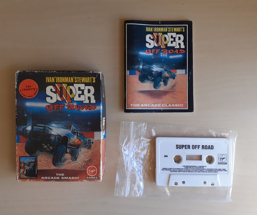 Super Off Road | Completo Commodore 64 c64 | Caixa + Cassete + Manual de Instruções