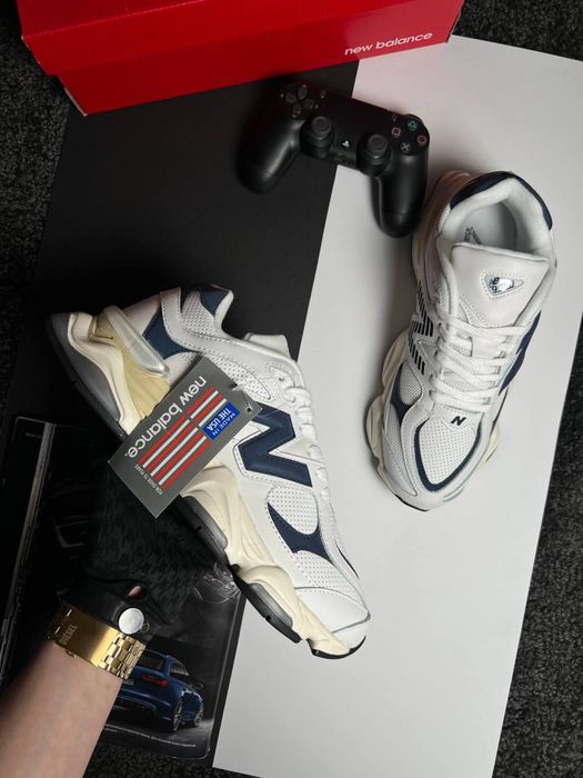 Чоловічі кросівки нью беланс New Balance 9060 White Navy [41,42,43,44,45]