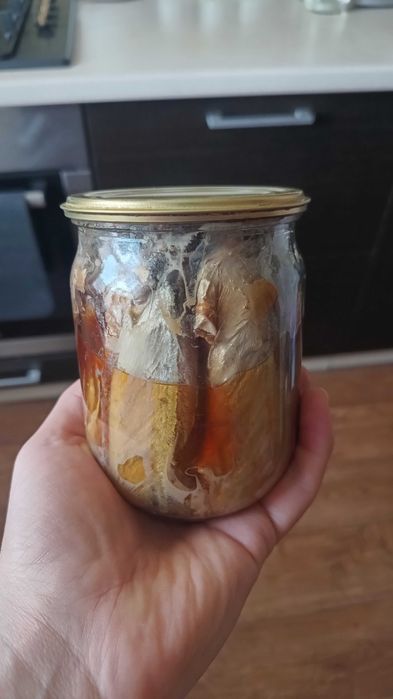 Сарган риба стріла  Тушкований в Автоклаві | Тушонки мясні та Рибні