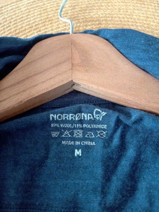 Norrona Wool ZIP Neck koszulka termoaktywna z długim rękawem M