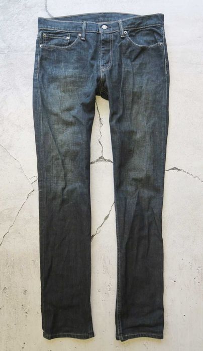 Levi's 511 spodnie jeansy proste 34/34