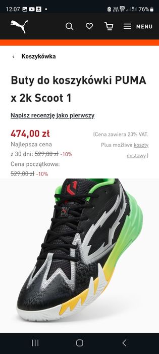 Adidasy Puma męskie