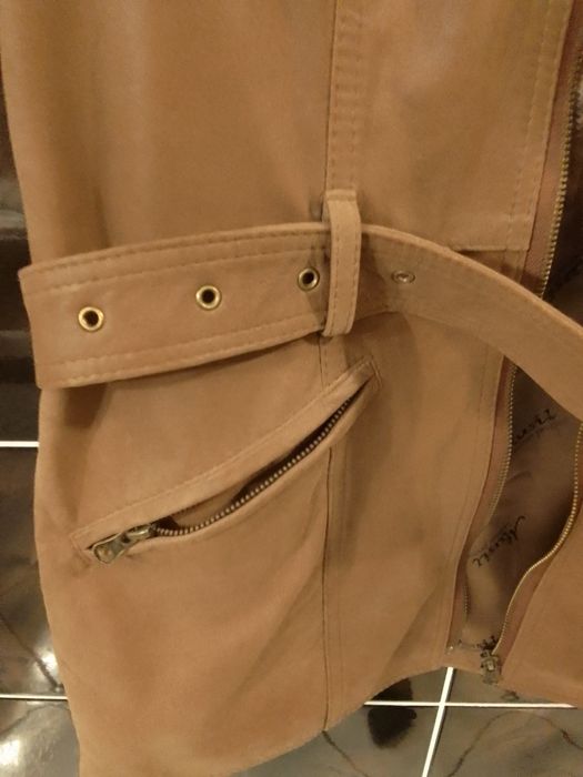 Kamizelka zamsz damska