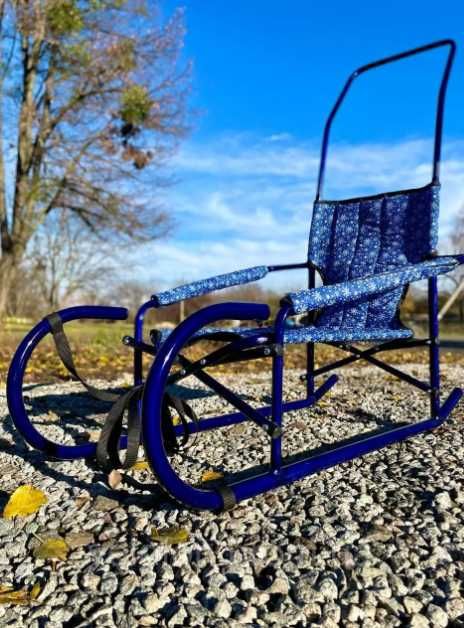 ХІТ‼️ Санки дитячі санчата саночки з батьківською ручкою нові складні