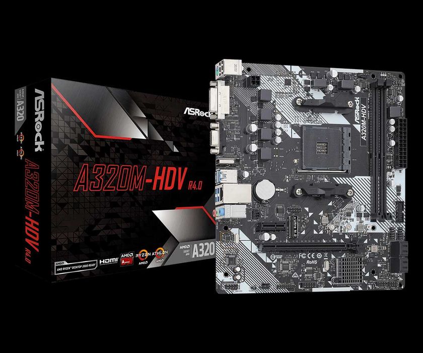 asrock a320m hdv - купити комплектуючі для ПК - Ціна на OLX.ua