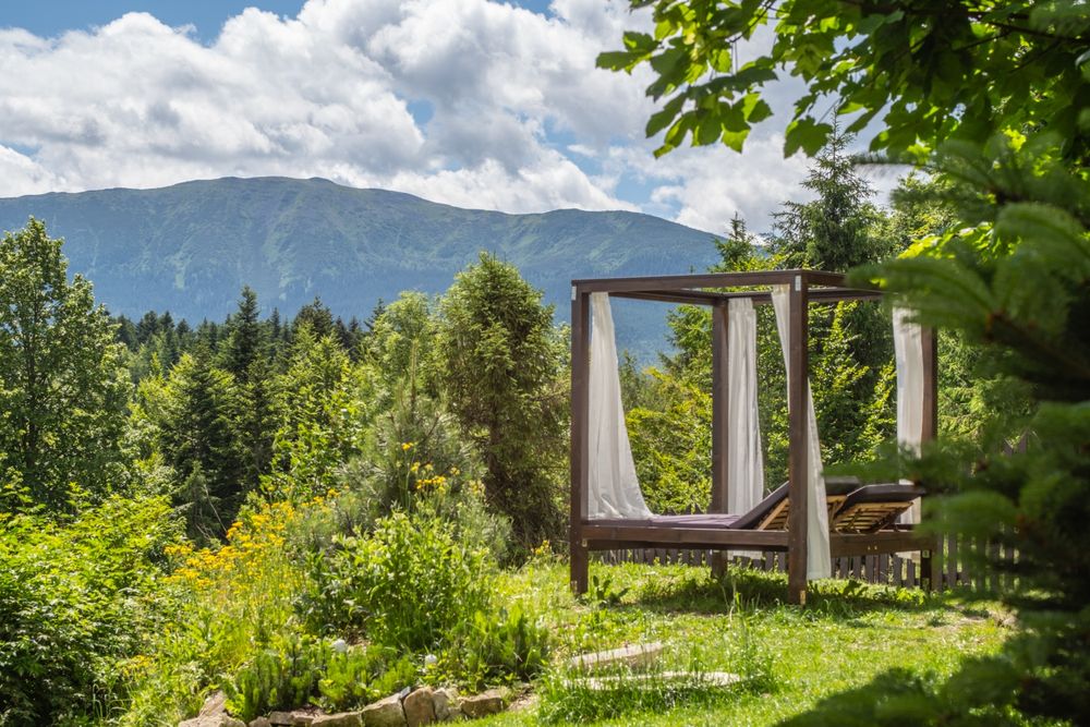 Urokliwy domek tiny house BALIA, WIDOK Babia Góra