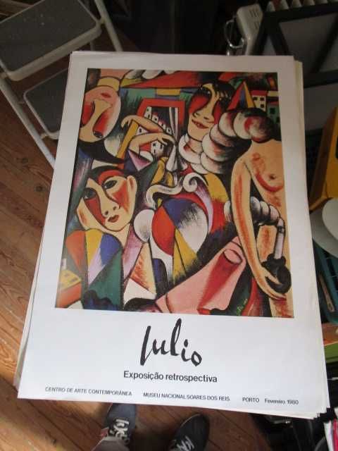 Cartaz pintura Júlio  (Reis Pereira)   Porto 1980