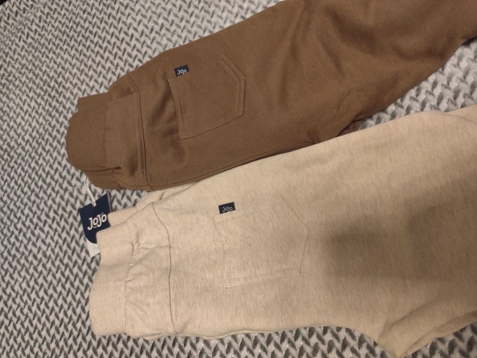 Nowe spodnie dresowe 2pak, r. 128/134, jojo mam bebe