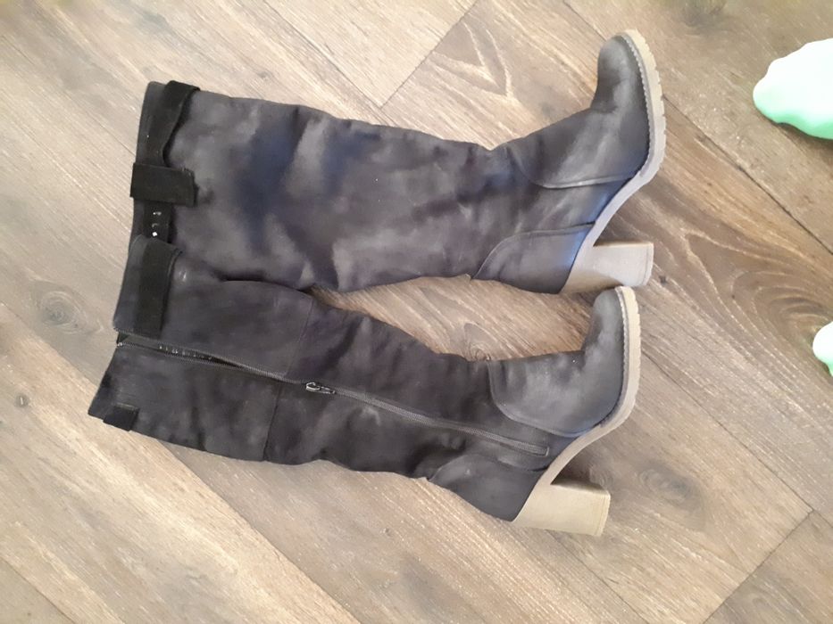 Кожанные сапоги BADURA