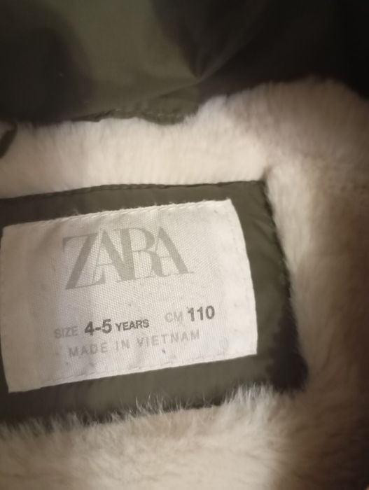 Пуховик Zara р.110-116
