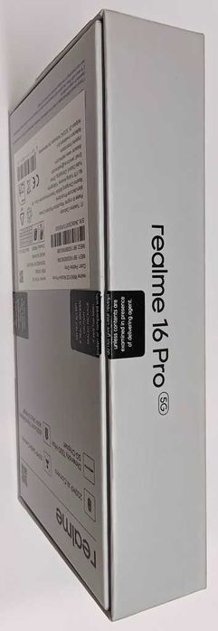 Pudełko od telefonu Realme 16 Pro 5G – ORYGINAŁ! Komplet