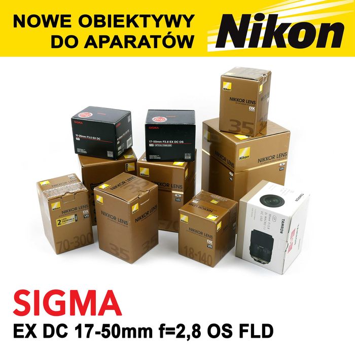 Signa EX DC 17-50mm 2,8 EX DC OS FLD do Nikon