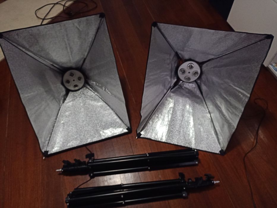 Vendo 2 soft box para vídeo/fotografia