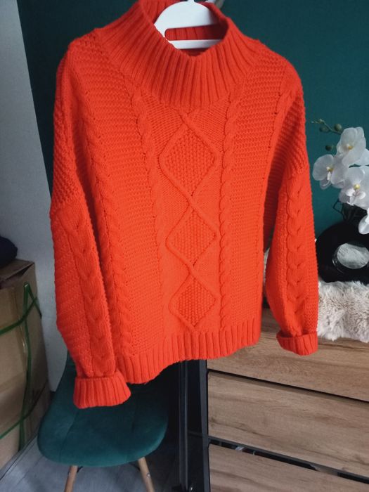 Swetrek pleciony warkocz M