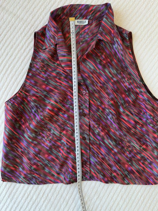 Marella 100% pure silk top size 36