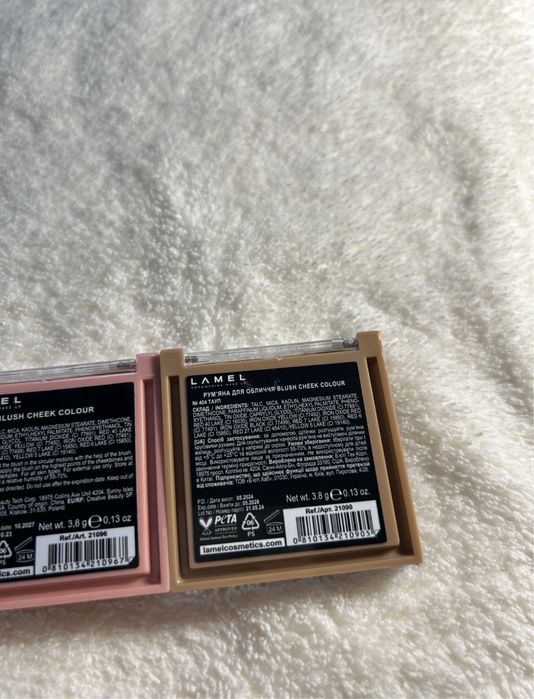Лот румяна Lamel Make Up Cheek Colour New 404, 405