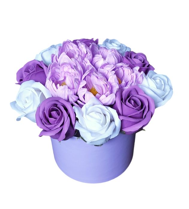 Троянди букет у лавандовому кольорі