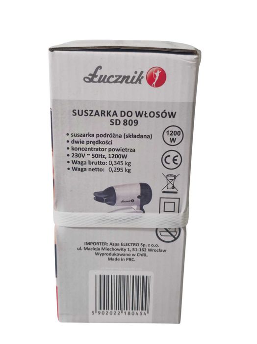 Suszarka Do Włosów Łucznik Sd 809