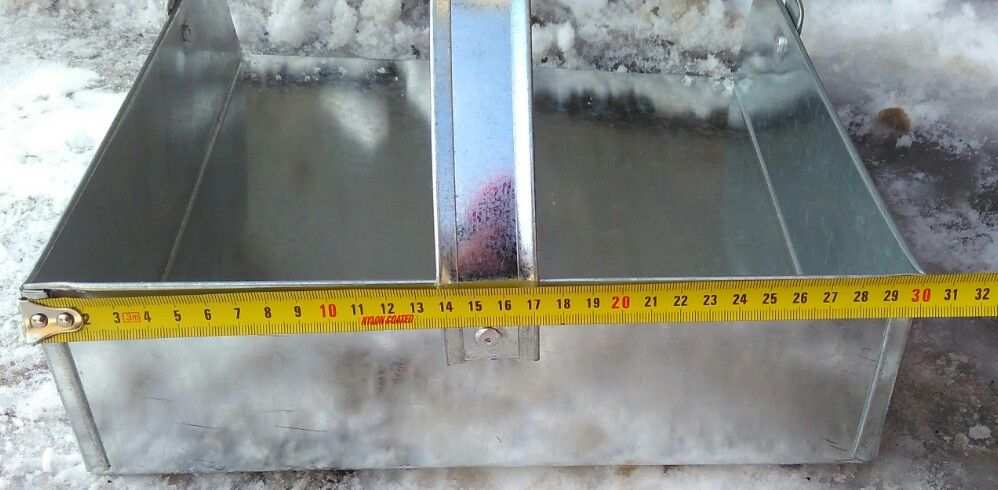 Совок двірника, оцинкований