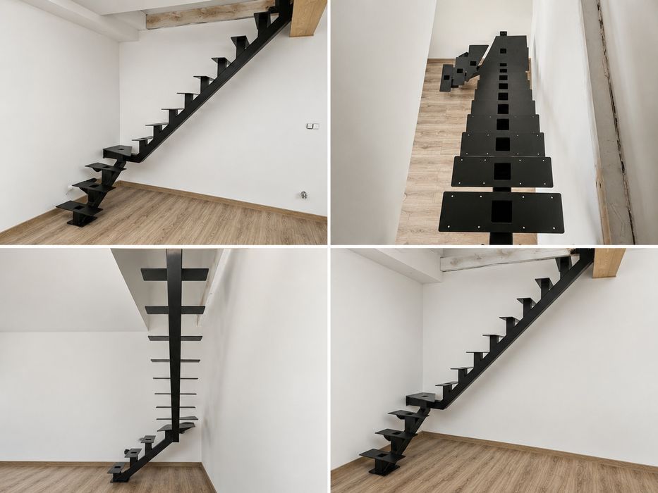 Stelaż schody metalowe cena za 1 stopień