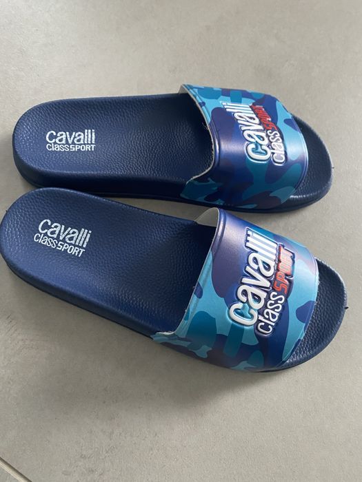 Klapki męskie nowe Cavalli class sport 43