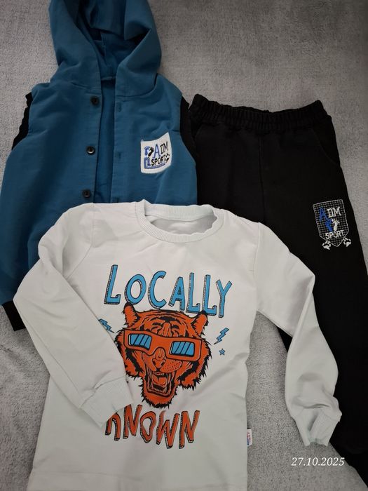 Komplet sportowy 104-110 dla chłopca