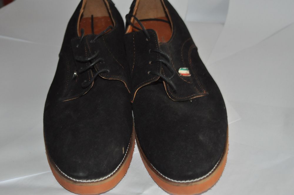 Buty Fast Step zamszowe czarne 42