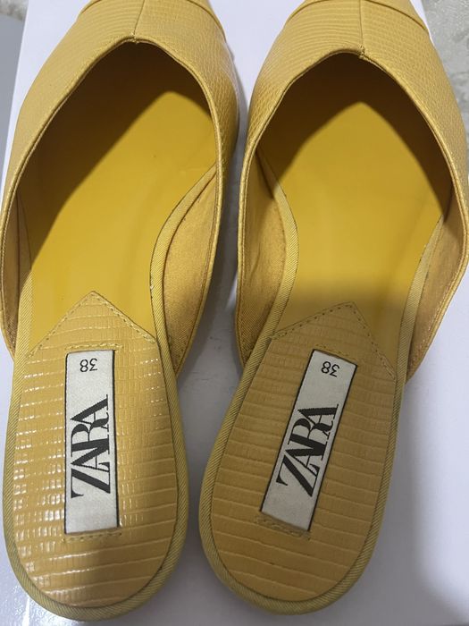 Мюли, шлепки, шлепанцы ZARA р.38.