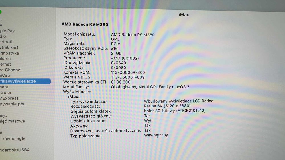 iMac 27" Retina 5K late 2015 i7 4GHz/32GB/1TB SSD/Radeon