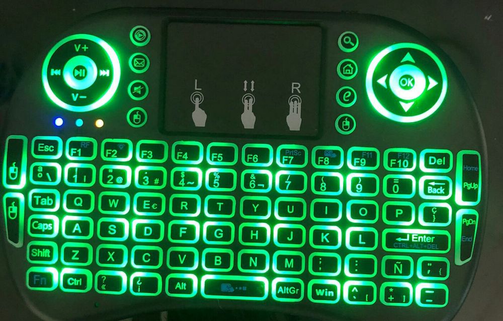 Mini RGB Keyboard for Smart TV, Android Box, Laptops, etc.64286530266881123