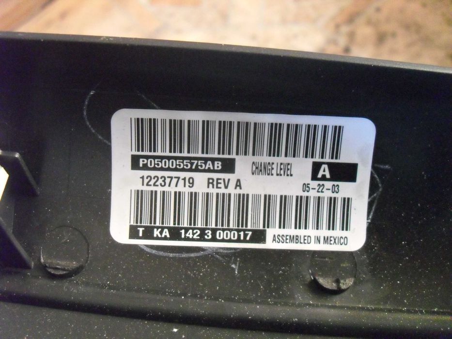 Panel klimatyzacji ramka chrysler voyager 4