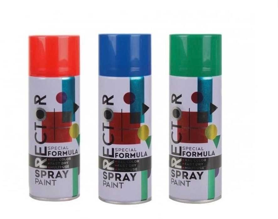 Аерозольна фарба-емаль Rector  400мл , різні кольори