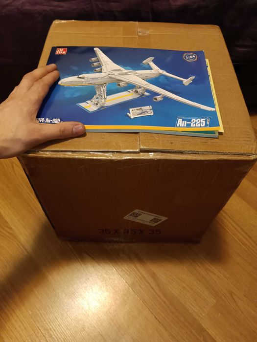 Конструктор Літак АН-225 «Мрія»,  5350 деталей, 1.12м