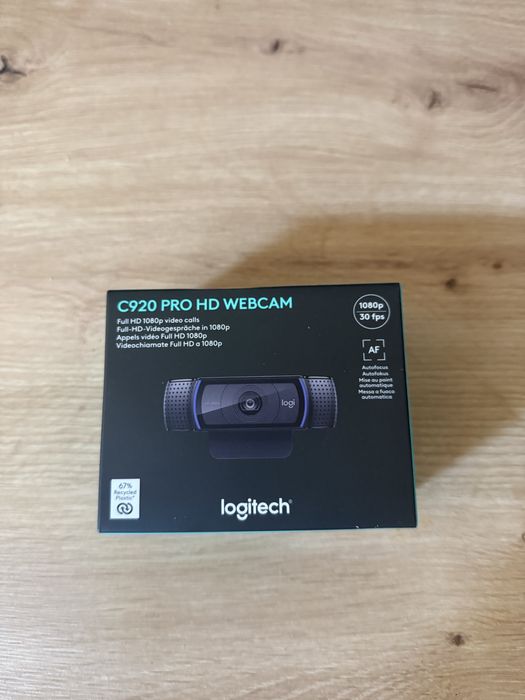 Logitech C920 Pro HD Webcam – nowa, oryginalnie zapakowana