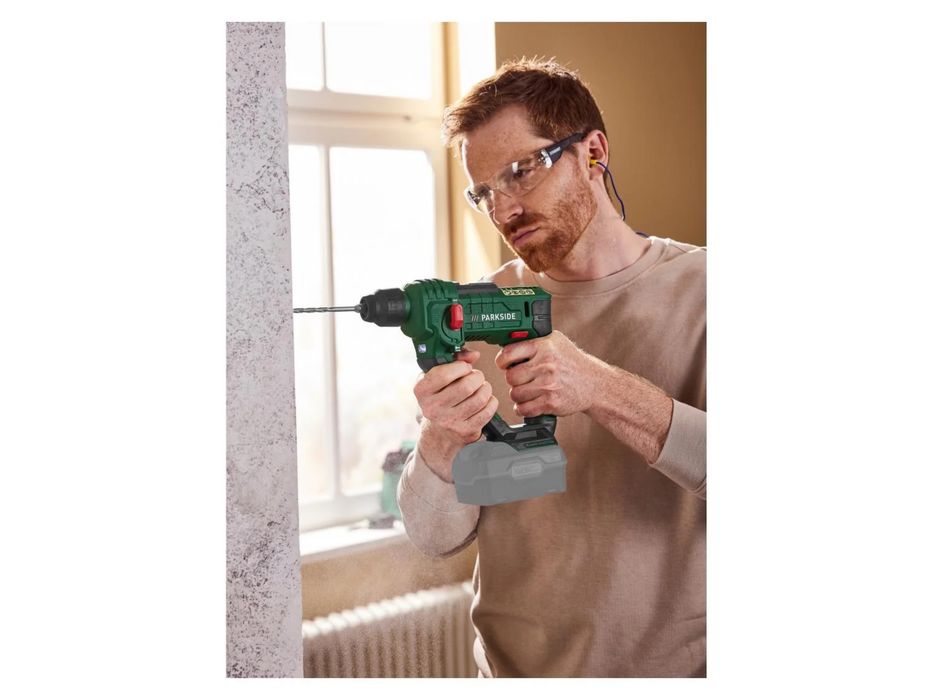 Furadora de impacto com martelo PARKSIDE 20v