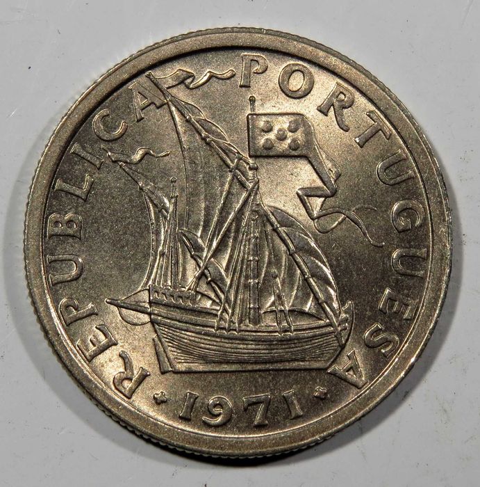 Moedas Republica - 2$50 1970 71 72 73 - NOVAS DE ROLO - Só 2,5€ cada