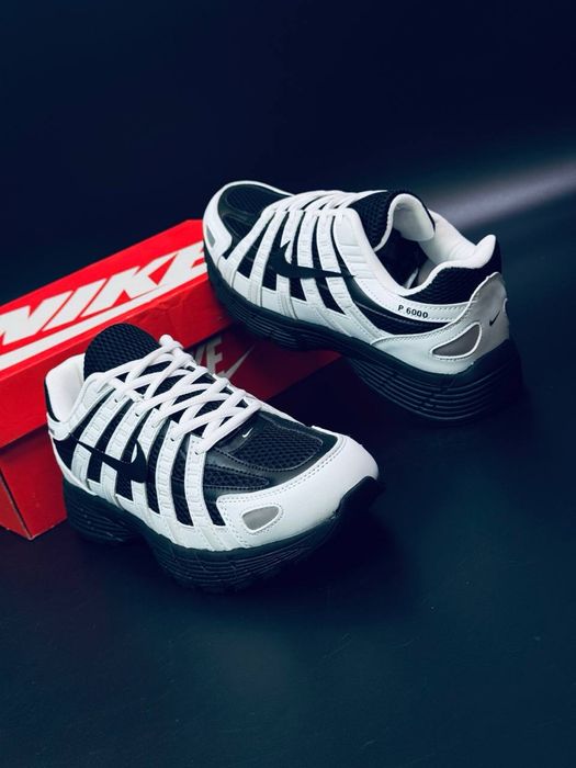 Мужские красовки найк 6000 Найки ОСЕНЬ кожаные молодежные кросивки Nike P-6000 кожаные красивки Кроссовки мужские найк