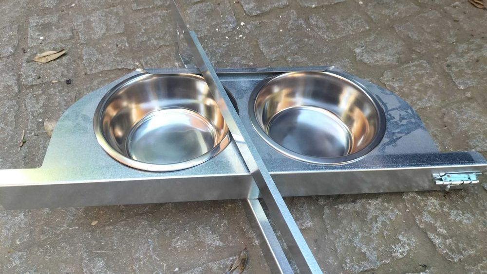 Comedouro Cão Duplo Girar Canil