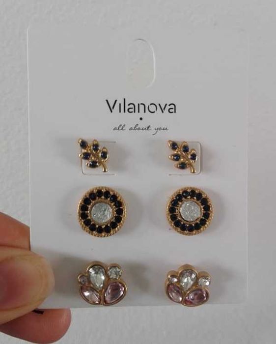 3 Pares de Brincos novos