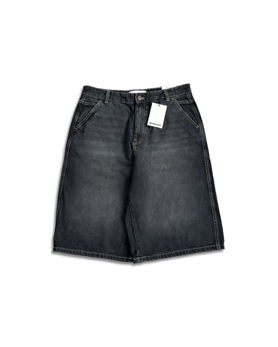 Широкі Шорти Bershka Skater Super Baggy Джинсові Бершка Супер Беггі