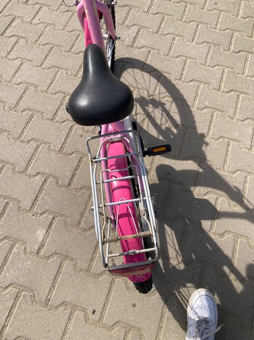 Rower dla dziecka różowy puky