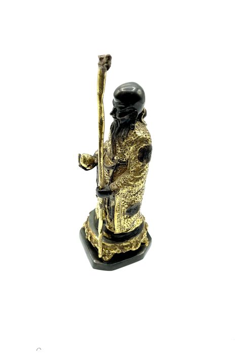 Buda/ monge em bronze antigo oriental