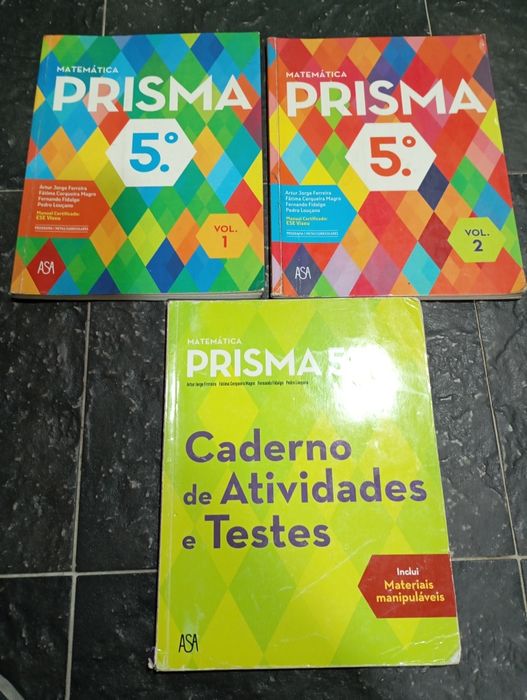 Livros escolares de matemática