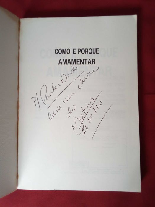 Livro "Como e porque amamentar", de José Martins Filho, 2ª edição