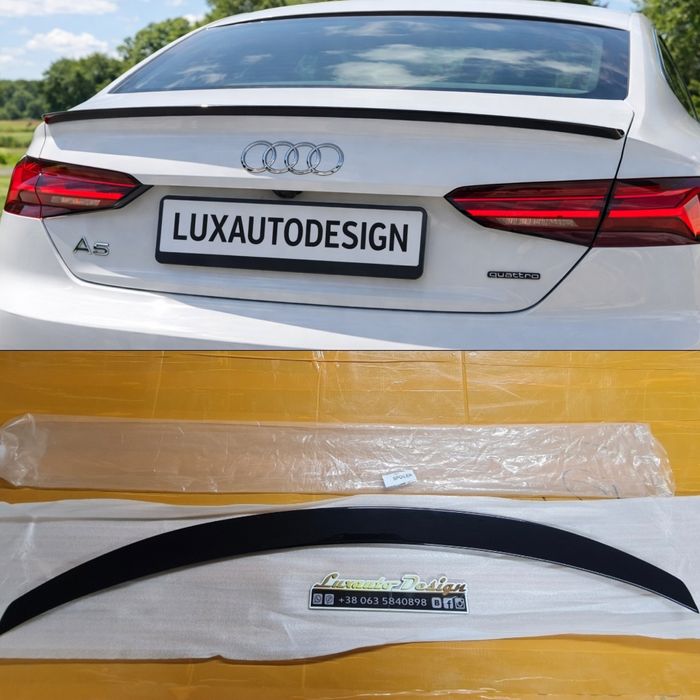 Спойлер для Audi A5 B9 2017+ А5 Б9 дактейл накладка сабля багажника